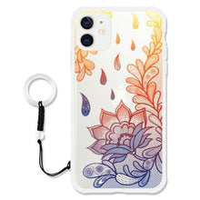 Lade das Bild in den Galerie-Viewer, Geprägte iPhone Handyhülle mit handgefertigtem Jade Ring / Achat Ring